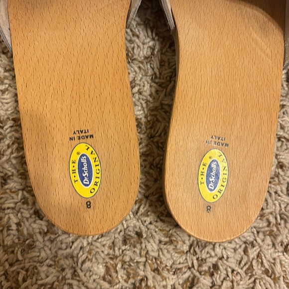 Vintage Dr Scholl's Wooden Exercise
Sandals purple floral Size 8 Italy - Picture 4 of 16